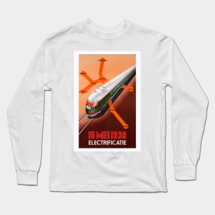 15 Mei 1938 Electrificatie Vintage Poster Long Sleeve T-Shirt